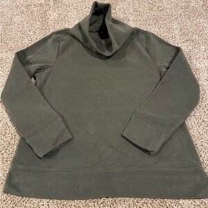 Talbots Olive Green Turtleneck Sweater